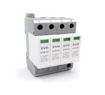 三相四線的浪涌保護器，可以接單相電的兩相嗎？