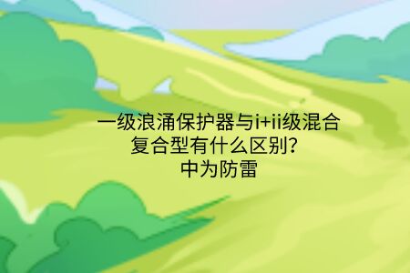 一級浪涌保護(hù)器與i+ii級混合復(fù)合型有什么區(qū)別？